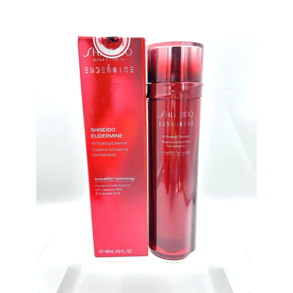 Shiseido Eudermine Activating Essence Active Red Tech 4.9oz / 145ml NEW in BOX